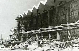 Novi Sad railway station under construction