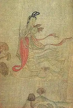 Nymph of the Lo River (detail) by Gu Kaizhi