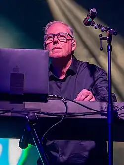 Humphreys performing with OMD in 2024