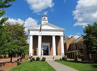 The Old Frederick County Courthouse in Winchester
