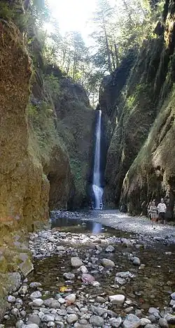 Lower Oneonta Gorge falls