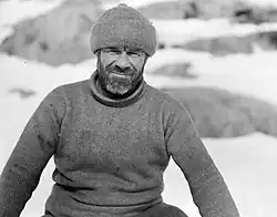James Marr at Base A, Port Lockroy, 5 Nov 1944