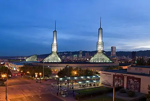 Oregon Convention Center in Portland, Oregon