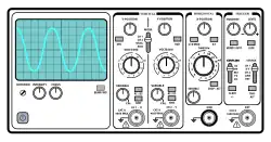 Standard Oscilloscope Front Panel