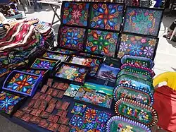 Image 53Hand painted crafts at the Otavalo Artisan Market (from Culture of Ecuador)