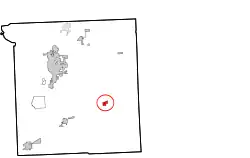 Location within Ottawa County and Oklahoma