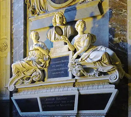 Tomb of Jerome Bignon, tutor of King Louis XIII, by sculptors François Girardon and Michel Anguier