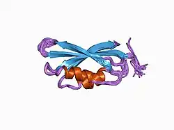 1b64: SOLUTION STRUCTURE OF THE GUANINE NUCLEOTIDE EXCHANGE FACTOR DOMAIN FROM HUMAN ELONGATION FACTOR-ONE BETA, NMR, 20 STRUCTURES