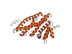1hfa: CALM-N N-TERMINAL DOMAIN OF CLATHRIN ASSEMBLY LYMPHOID MYELOID LEUKAEMIA PROTEIN, PI(4,5)P2 COMPLEX