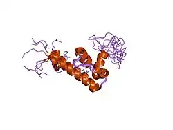 1iyr: NMR Structure Ensemble Of Dff-C Domain