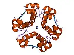 1os4: Dehydrated T6 human insulin at 295 K