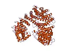 1qgk: STRUCTURE OF IMPORTIN BETA BOUND TO THE IBB DOMAIN OF IMPORTIN ALPHA
