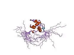 1wir: Solution structure of the C2H2 zinc finger domain of the protein arginine N-methyltransferase 3 from Mus musculus