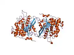 2afx: Crystal structure of human glutaminyl cyclase in complex with 1-benzylimidazole