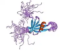 2cqa: Solution structure of RSGI RUH-039, a fragment of C-terminal domain of RuvB-like 2 from human cDNA