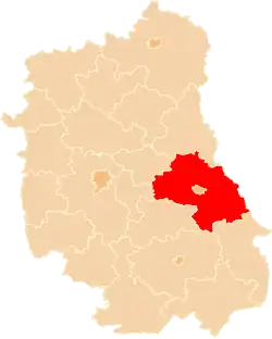 Location within the voivodeship