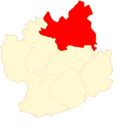 Location within Kępno County