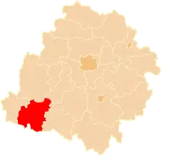 Location within the voivodeship