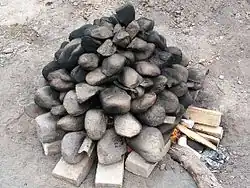 Heating of stones