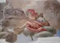 Fresco on the ceiling of the hall - Left side