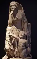 Statue of Thetis with a triton (Roman copy from a 2nd-century BC Greek original)[62]