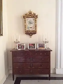 Traditional Maltese clock and cabinet