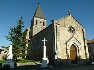 The church in Palluaud