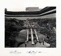 The model of the Panama Canal