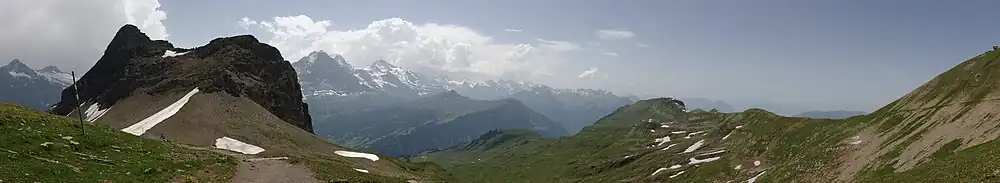 Panoramic view from Faulhorn.