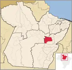 Location in Pará
