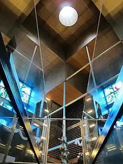 The staircase of the nave