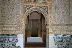 View from the second hall looking back towards the first hall and the entrance