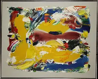 Passage, c. 1978, 57" × 70", oil on canvas