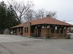 New York Central Passenger Depot, Chesterton, Indiana (trackside)