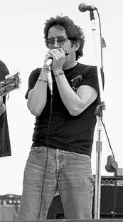 Image 62Paul Butterfield at Woodstock Reunion, 1979 (from List of blues musicians)