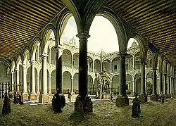 Pedro Gualdi, Interior of the Royal and Pontifical University of Mexico