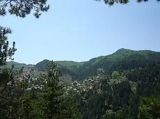 Panoramic view of Perivoli from the east