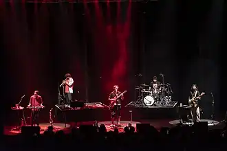 Peter Cat Recording Co. performing at The Roundhouse, London, in July 2025