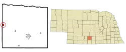 Location of Bertrand, Nebraska