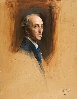 Study portrait of Baron Georg Franckenstein by Philip de László, 1925
