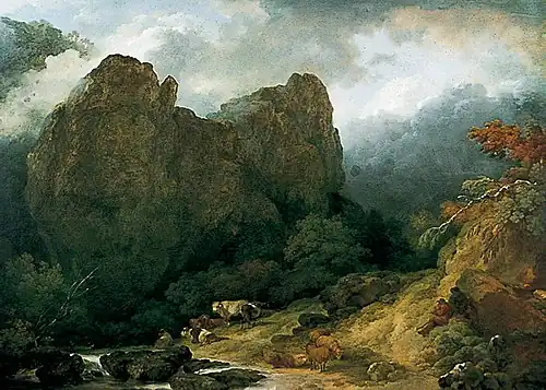 Dovedale in Derbyshire, 1784