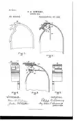 Downing's mail box patent