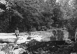 Pomona Natural Bridge as it appeared in 1968