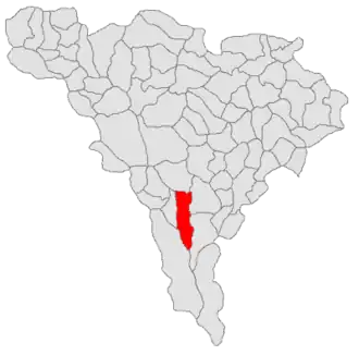 Location in Alba County