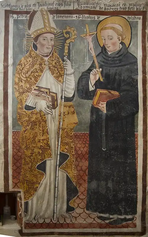 Portrait in Oratorio di Santa Maria, Garbagna Novarese, Italy (15th century)