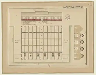Combined Boat house, Mast house, Joiners' and Smiths' shops