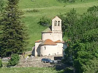 The church in Planès