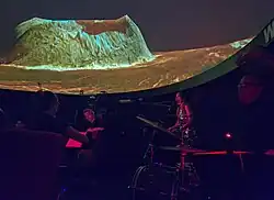 This is a photograph of the "K Mak at the Planetarium" exhibition at the Adelaide Planetarium in 2024.