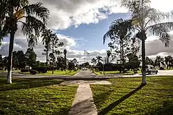 Plaza San Martín in Nuevo Torino, pictured in 2017