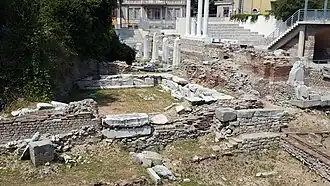 The remains of the city library